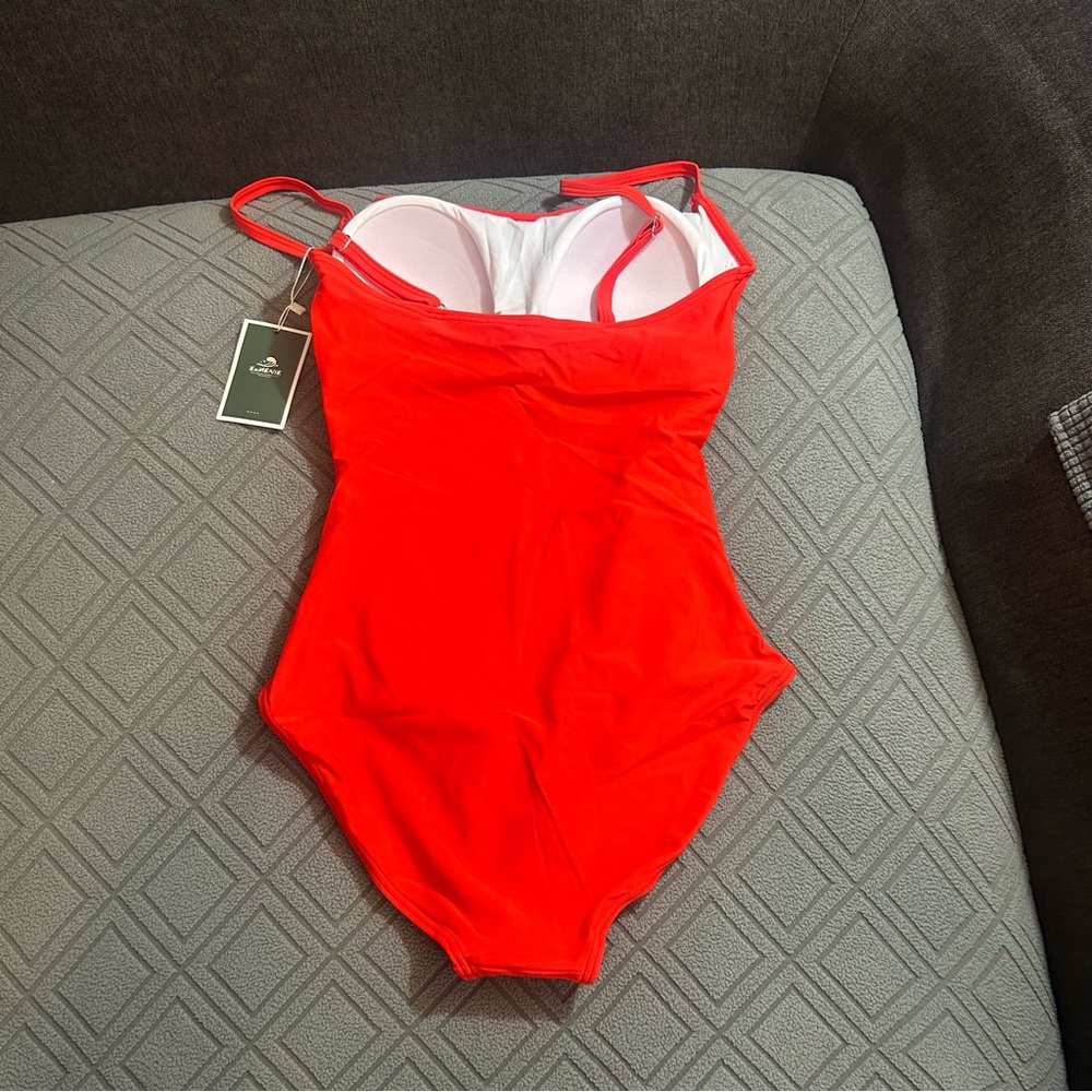 Eomenie One Piece Women Swimsuits Tummy Control Ruched Bathing Suit Swimwear - Picture 5 of 14
